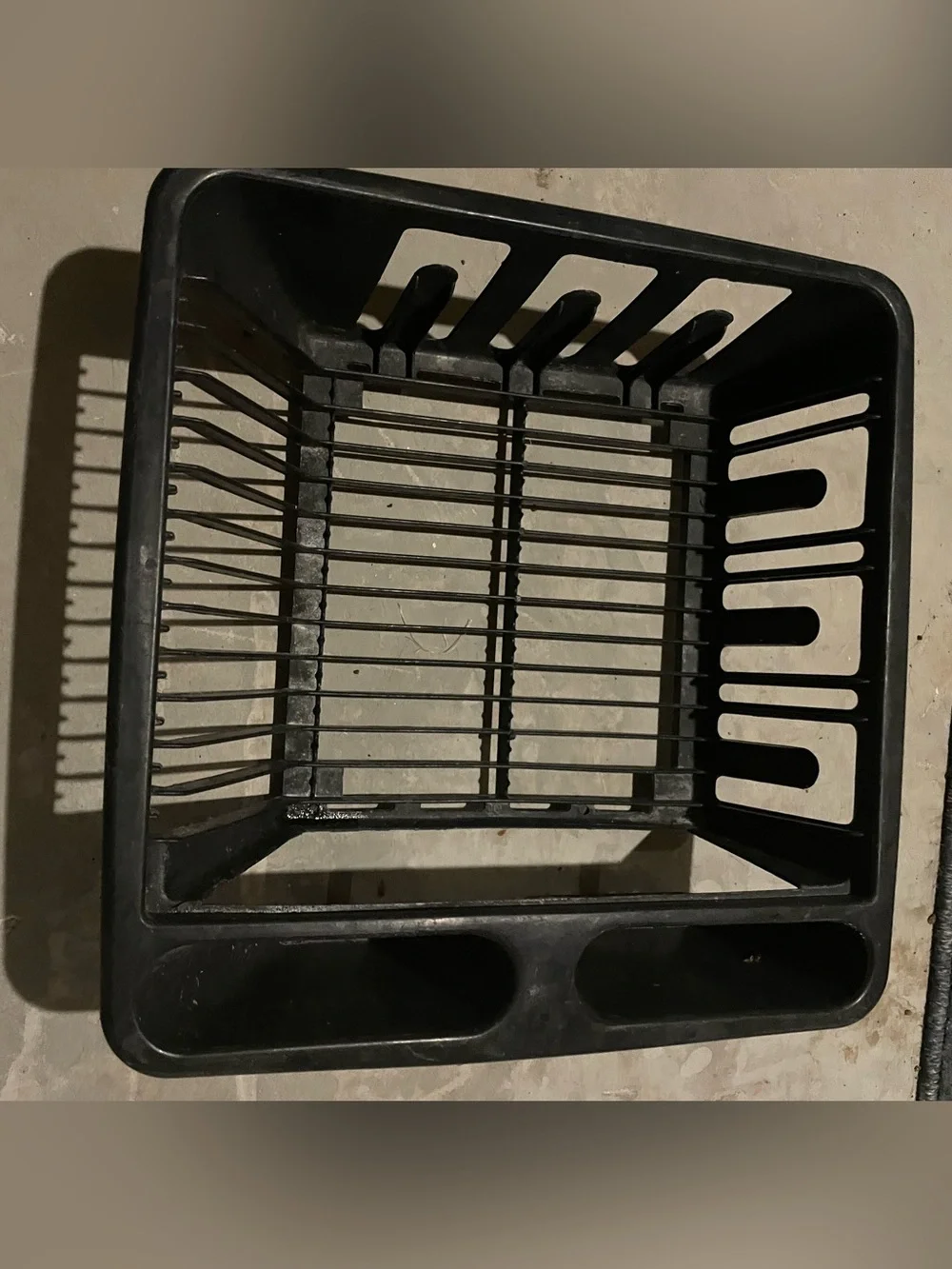 Black Plastic Dish Drying Rack - Durable Home Drying rack